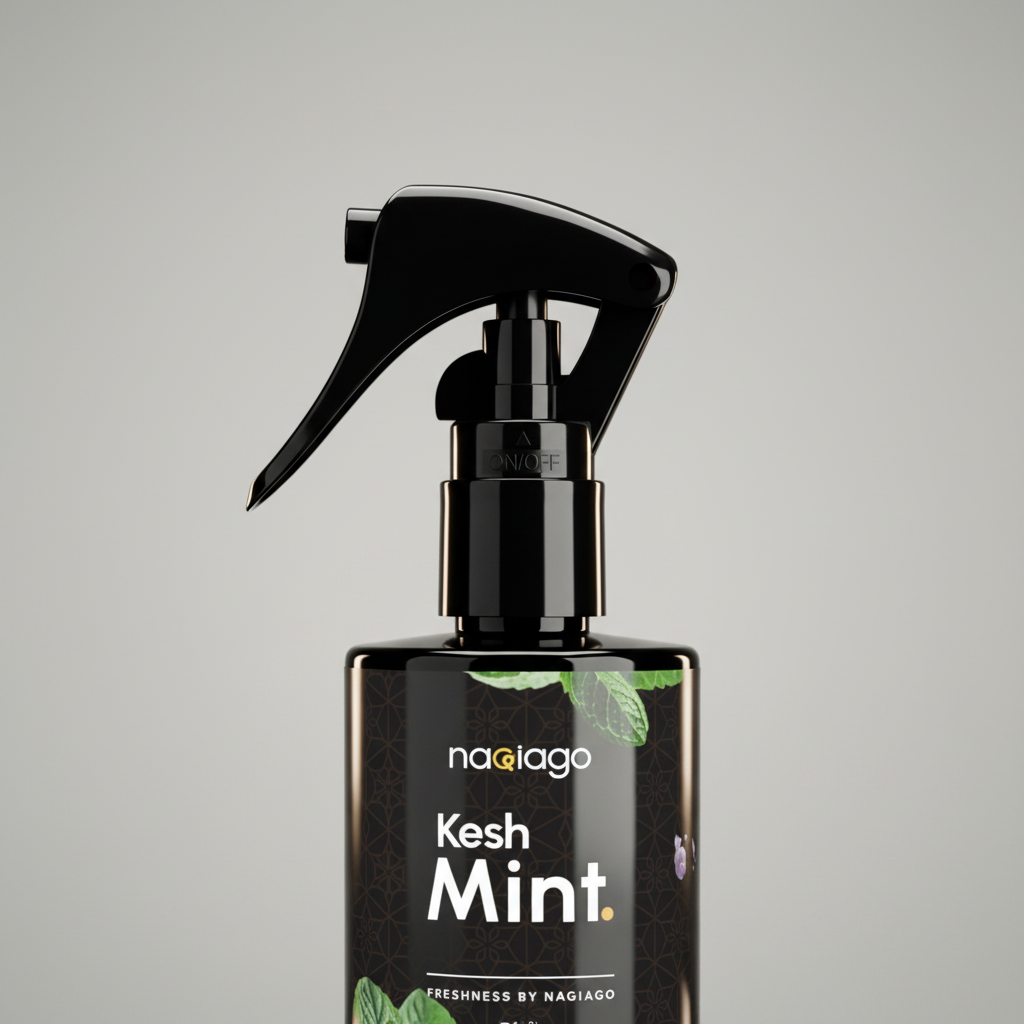 Flacon parfum voiture Kech Mint – spray menthe fraîche pour habitacle